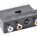 GEMBIRD CCV-4415 Gembird Adapter SCART plug to 3 RCA jacks and 1 S-Video jack with switch