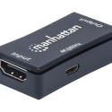 MANHATTAN HDMI Repeater Regenerates 4K-Video and Lossless Audio up to 40 m 131 ft.