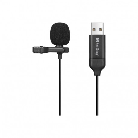 SANDBERG Streamer USB Clip Microphone