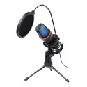 ART CAPACITIVE STANDING MICROPHONE WITH MEMBRANE AC-02 TRIPLE USB LED