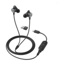 LOGITECH Zone Wired Earbuds Teams - Graphite - EMEA
