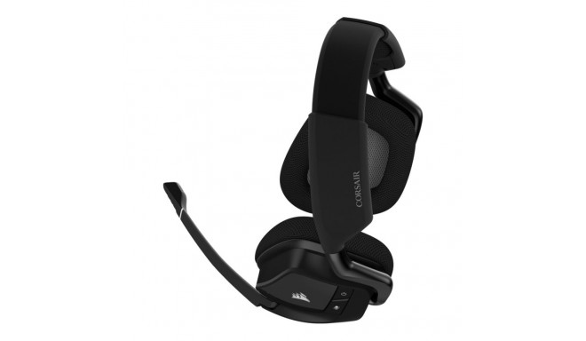Corsair juhtmevabad kõrvaklapid + mikrofon Void RGB Elite 7.1, carbon