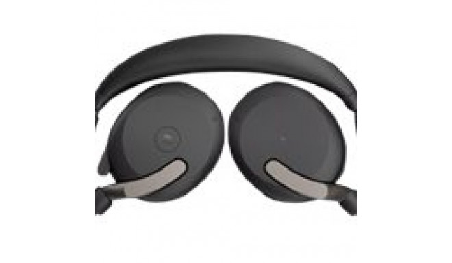 JABRA Evolve2 65 Flex MS Stereo Headset on-ear Bluetooth wireless active noise cancelling USB-A blac