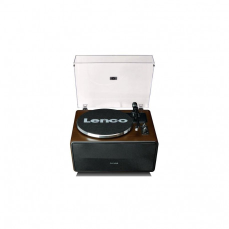 Turntable with built-in speakers and bluetooth- walnut Lenco