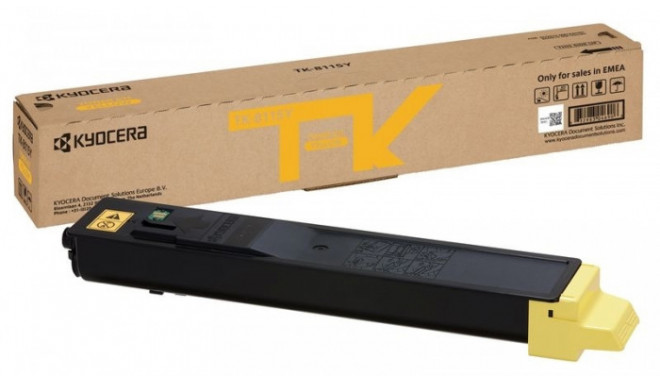 Tooner Kyocera TK-8115Y kollane (6 000 lk) - ECOSYS M8124cidn, M8130cidn