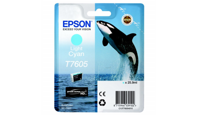 Epson tint SureColor SC-P600 25.9ml, hele tsüaan
