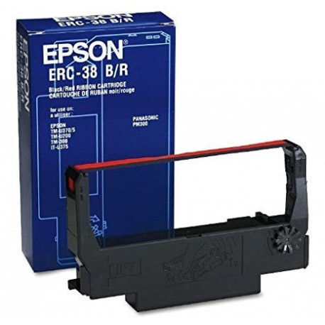 Trükilint Epson TM-U300 / 375 / 210 / 220 ERC38BR Must / punane