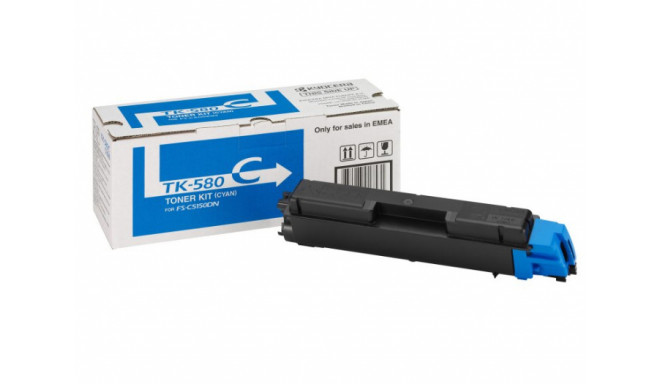 Tooner Kyocera TK-580C - FS-C5150DN/P6021cdn tsüaan (2800 lehte)