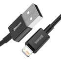 Baseus Lightning Superior Series cable, Fast Charging, Data 2.4A, 1m Black (CALYS-A01)