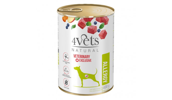 4VETS Natural Allergy Lamb Dog - wet dog food - 400 g