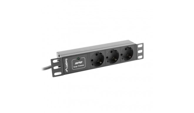 Lülituspaneel Lanberg PDU-03F-0200-IEC-BK (2 m)