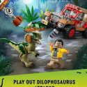 Playset Lego Jurassic Park 30th Anniversary 76958 Dilophosaurus Ambush 211 Tükid, osad