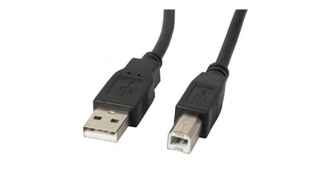USB 2.0 A-USB B Kaabel Lanberg CA-USBA-11CC-0030-BK Must 3 m (1 Ühikut)