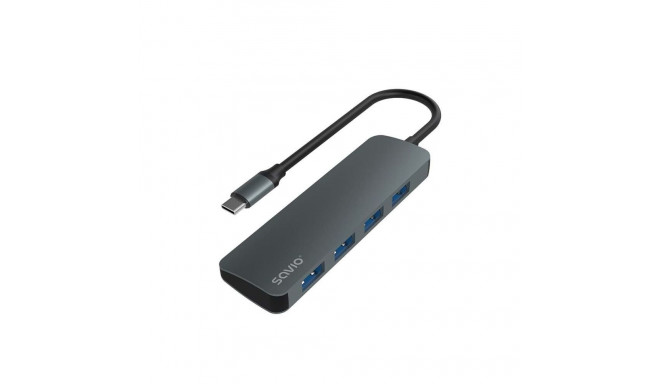 4-Port USB-C Hub Savio AK-54 Hall