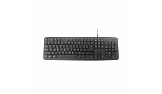 Klaviatuur GEMBIRD KB-U-103 Must Hispaaniakeelne Qwerty