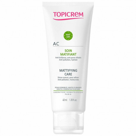Facial Cream Topicrem Ac Gel Mattifying finish 40 ml