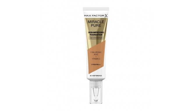 Grima Bāzes Krēms Max Factor Miracle Pure Nº 82 Deep bronze Spf 30 30 ml