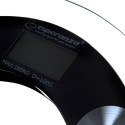 Digital Bathroom Scales Esperanza EBS008K Black Glass
