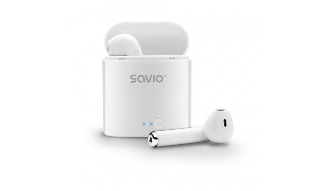 Kõrvasisesed Bluetooth Kõrvaklapid Savio TWS-01 Valge