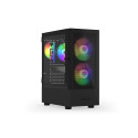 ATX/mATX Semi-tower Box Krux VACO KRX0132 Black