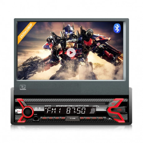 Radio AudioCore AC9100 Black Red