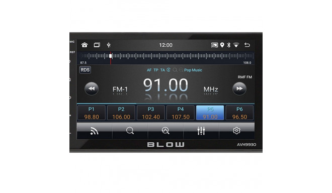 Raadio-CD-mängija Autosse Blow AVH-9930 Must Mitmevärviline