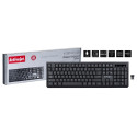 Klaviatuur Activejet K-3911W Must QWERTY