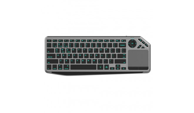 Klaviatuur Techly ICTB9801TB Must Mitmevärviline Mustvalge QWERTY
