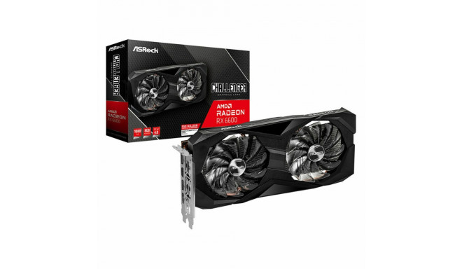 Graafikakaart ASRock Challenger RX6600 AMD Radeon RX 6600 8 GB GDDR6