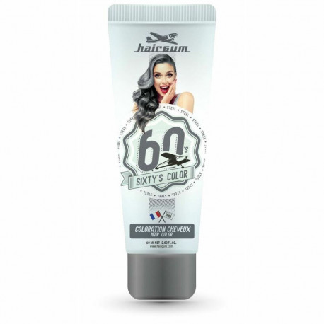 Poolpüsiv värv Hairgum S Color Steel 60 ml