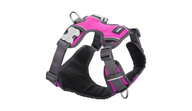 Dog Harness Red Dingo Padded Fuchsia Size S