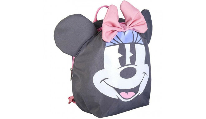 Bērnu soma Minnie Mouse Pelēks (9 x 20 x 25 cm)