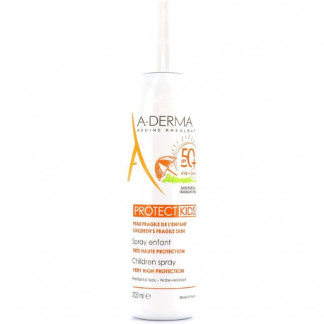 Päikesekaitse Sprei Lastele A-Derma Protect Kids SPF 50+ (200 ml)