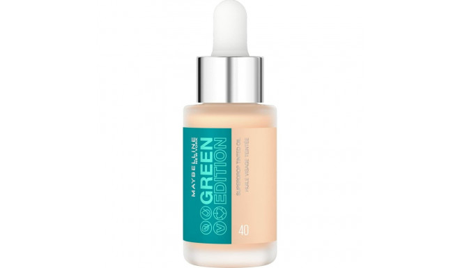 Liquid Make Up Base Maybelline Green Edition Nº 40 Oil (20 ml)