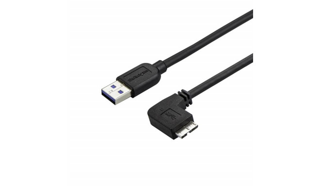 Универсальный кабель USB-MicroUSB Startech USB3AU2MRS           Чёрный