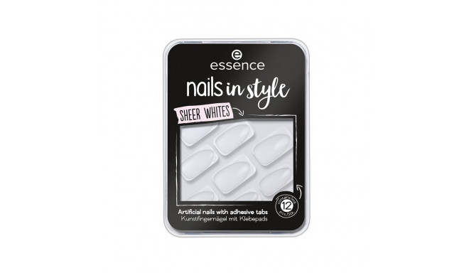 False nails Essence Nails In Style 11-sheer whites 12 Units