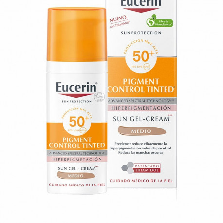 Päivituskreem näole Eucerin Sun Protection Medium Spf 50 50 ml
