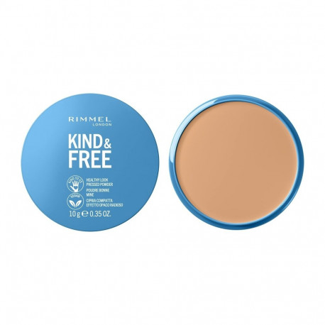 Kompaktpuudrid Rimmel London Kind & Free 20-light Matistav viimistlusvahend (10 g)