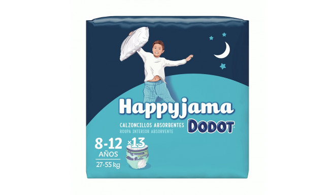 Disposable nappies Dodot Happyjama 8-12 Years Size 8 13 Units Underpants