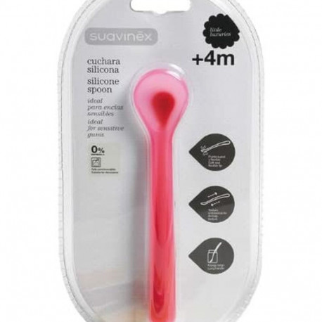 Lusikas-dosaator väikelapsele Suavinex EDC Silikoon + 4 kuud