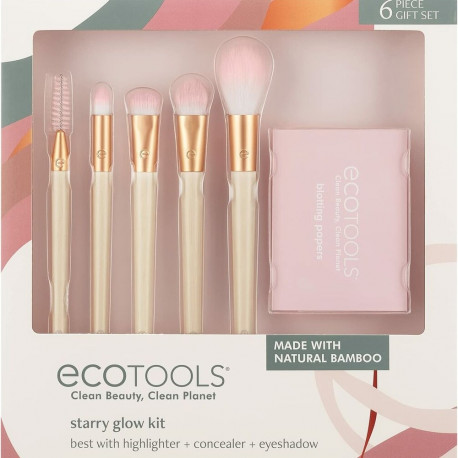 Komplekt meigi pintsleid Ecotools Starry Eye Limiteeritud väljaanne 6 Tükid, osad