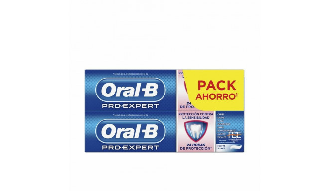 Toothpaste Sensivity and Whitening Oral-B Expert Blanqueante Dentifrico Lote 75 ml (2 x 75 ml)