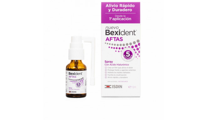 Mouthwash Isdin Bexident Aftas Mouth protector (15 ml)