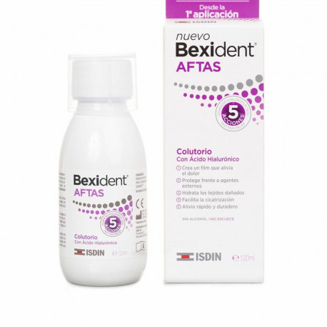 Mouthwash Isdin Bexident Aftas Mouth protector Healing (120 ml)