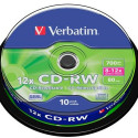 CD-RW Verbatim    10 Units 700 MB 12x