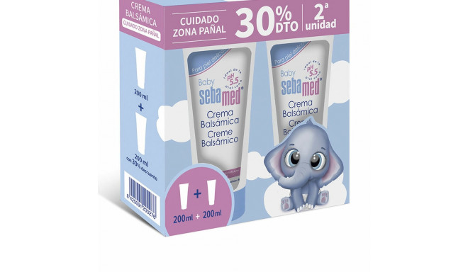 Autiņu zonas ikdienas kopšanas krēms Sebamed Baby 200 ml x 2