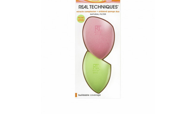 Make-up Sponge Real Techniques Miracle Complexion Airblend Limited edition (2 Units)