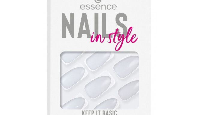Kunstküüned Essence Nails In Style 12 Tükid, osad 15-keep it basic