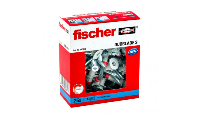 Wall plugs and screws Fischer 44 mm (25 Units)