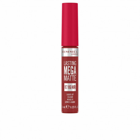Lipstick Rimmel London Lasting Mega Matte Nº 500 Fire starter Nº 500-Fire Starter 7,4 ml Liquid